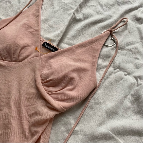 Y2K string detail tank top with heart strap detail - Picture 3 of 4